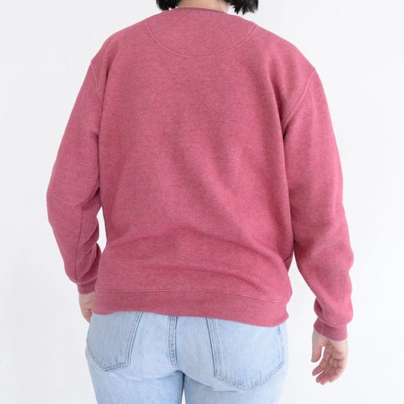 Wali U.S.A.  New York Dusty Rose Cotton Blend City Crewneck Sweater S - Picture 3 of 13